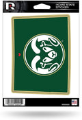 Colorado State University Rams 5 Inch Sticker Decal, Home State Design, Flat Vinyl, Full Adhesive Backing