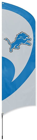 Detroit Lions Tall Team Flag Tailgating Flag Kit 8.5 x 2.5 feet with Pole