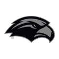University of Southern Mississippi Eagles Solid Metal Raised Auto Emblem Decal Adhesive Backing