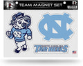 North Carolina Tar Heels University of Multi Magnet Sheet Shape Cut 8x11 Inch