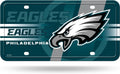 Philadelphia Eagles Metal Tag License Plate 6x12 Inch, Green Circle Design