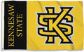Kennesaw State University Owls Premium Flag Banner, 3x5 Feet with Metal Grommets, Outdoor or Indoor Use, Single Sided