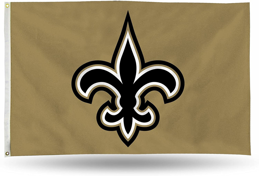 New Orleans Saints Premium 3x5 Feet Flag Banner, Logo Design, Metal Grommets, Outdoor Use, Single Sided
