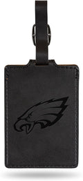 Philadelphia Eagles Luggage Bag Tag Laser Engraved Ultra Suede Includes ID Card
