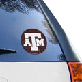 Texas A&M University Aggies 4 Inch Round Sticker Decal Flat Vinyl Full Adhesive Backing