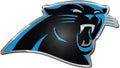 Carolina Panthers Auto Emblem, Aluminum Metal, Embossed Team Color, Raised Decal Sticker, Full Adhesive Backing