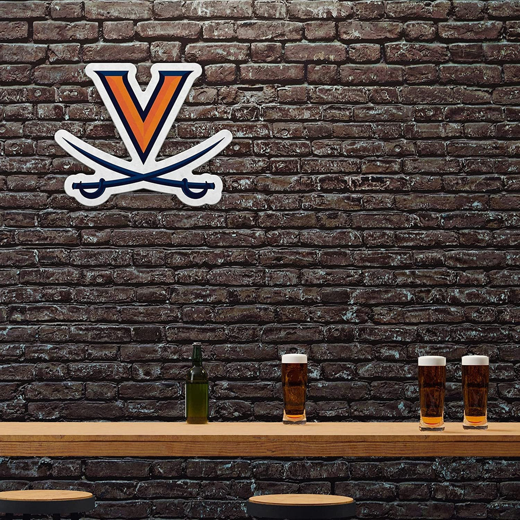 University of Virginia Cavaliers Soft Felt Pennant, Primary Design, Shape Cut, 18 Inch, Easy To Hang