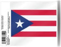 Puerto Rico 3.5" Static Cling Decal Sticker World Cup Soccer Football
