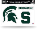 Michigan State University Spartants Multi Magnet Sheet Shape Cut 8x11 Inch