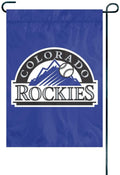 Colorado Rockies Premium Garden Flag Banner Applique Embroidered 12.5x18 Inch