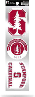 Stanford Cardinal Triple Retro Throwback Spirit Decals Flat Vinyl Auto Home Sticker Sheet University of