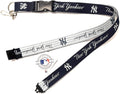 New York Yankees Lanyard Keychain Double Sided Breakaway Safety Design Adult 18 Inch