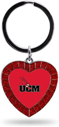 Central Missouri UCM Keychain Rhinestone Heart Decal Emblem Team Color University of