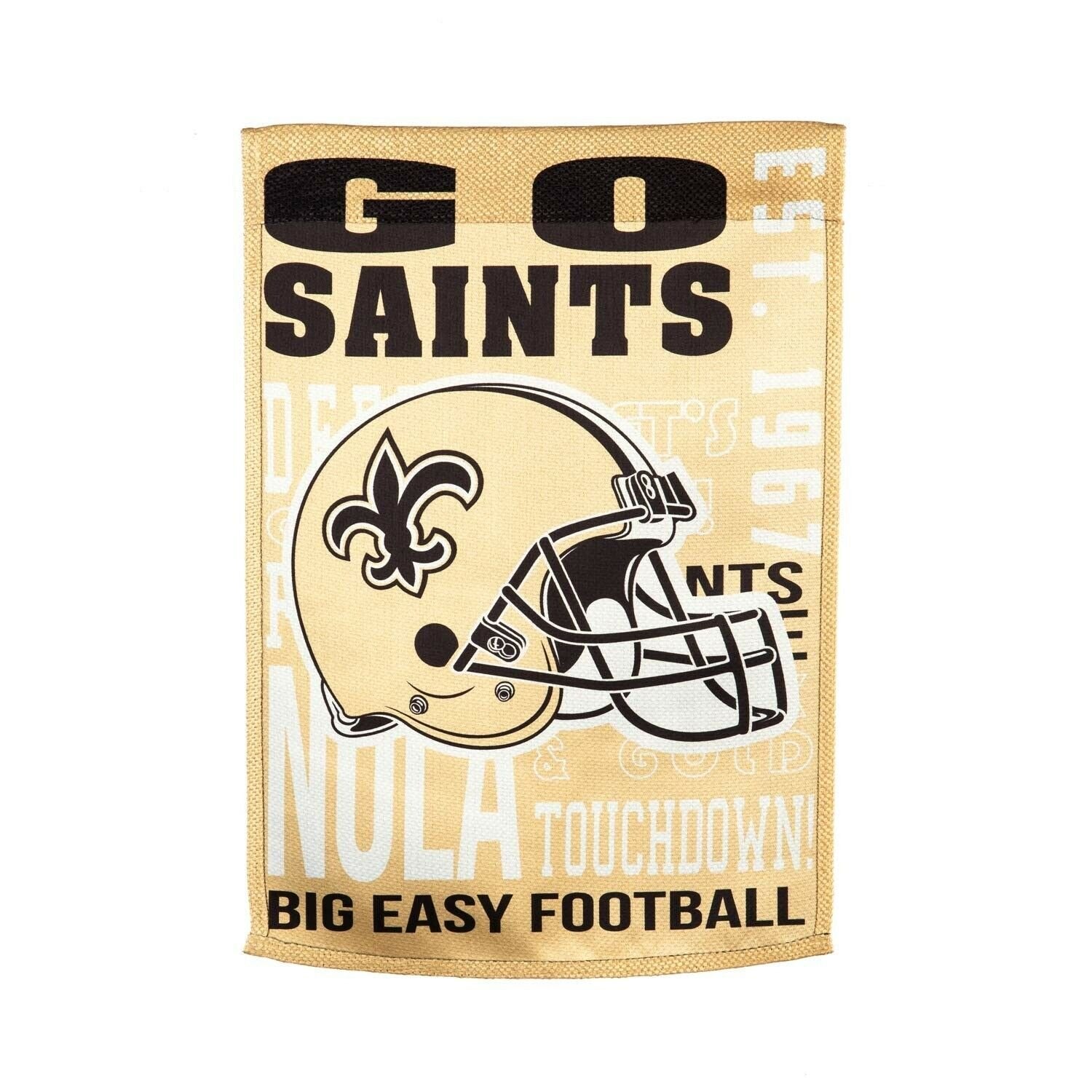New Orleans Saints Fan Rules Premium 2-sided 28x44 Banner Outdoor Flag Football