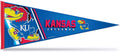 Kansas Jayhawks Pennant 12x30 Inch Soft Felt University of
