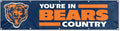 Chicago Bears Huge 8x2 Feet Banner Flag Metal Grommets