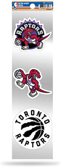 Rico Industries NBA Toronto Raptors 3-Piece Retro Spirit Decals