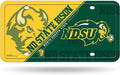 North Dakota State University Bison Metal Auto License Plate University of