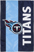 Tennessee Titans Double-Sided Embroidered Logo Applique Flag 28 x 44 inches