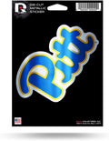 University of Pittsburgh Panthers Pitt 5 Inch Die Cut Decal Sticker, Metallic Shimmer Design, Full Adhesive Backing