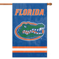 University of Florida Gators Banner Flag Premium Double Sided Embroidered Applique 28x44 Inch