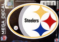 Rico Industries, Inc. Steelers 5" Decal Mega Logo Design Flat Vinyl Die Cut Sticker Emblem Auto Home Football