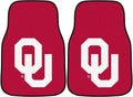 University of Oklahoma Sooners Front Floor Mats, Carpet Car Set, 18x27 Inch, Nylon, Set of 2