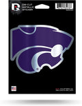 Kansas State University Wildcats 5 Inch Decal Sticker Die Cut Chrome Metallic Shimmer Design