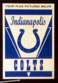 Indianapolis Colts 28x40 Inch Banner House Flag, Indoor or Outdoor Use, Single Sided