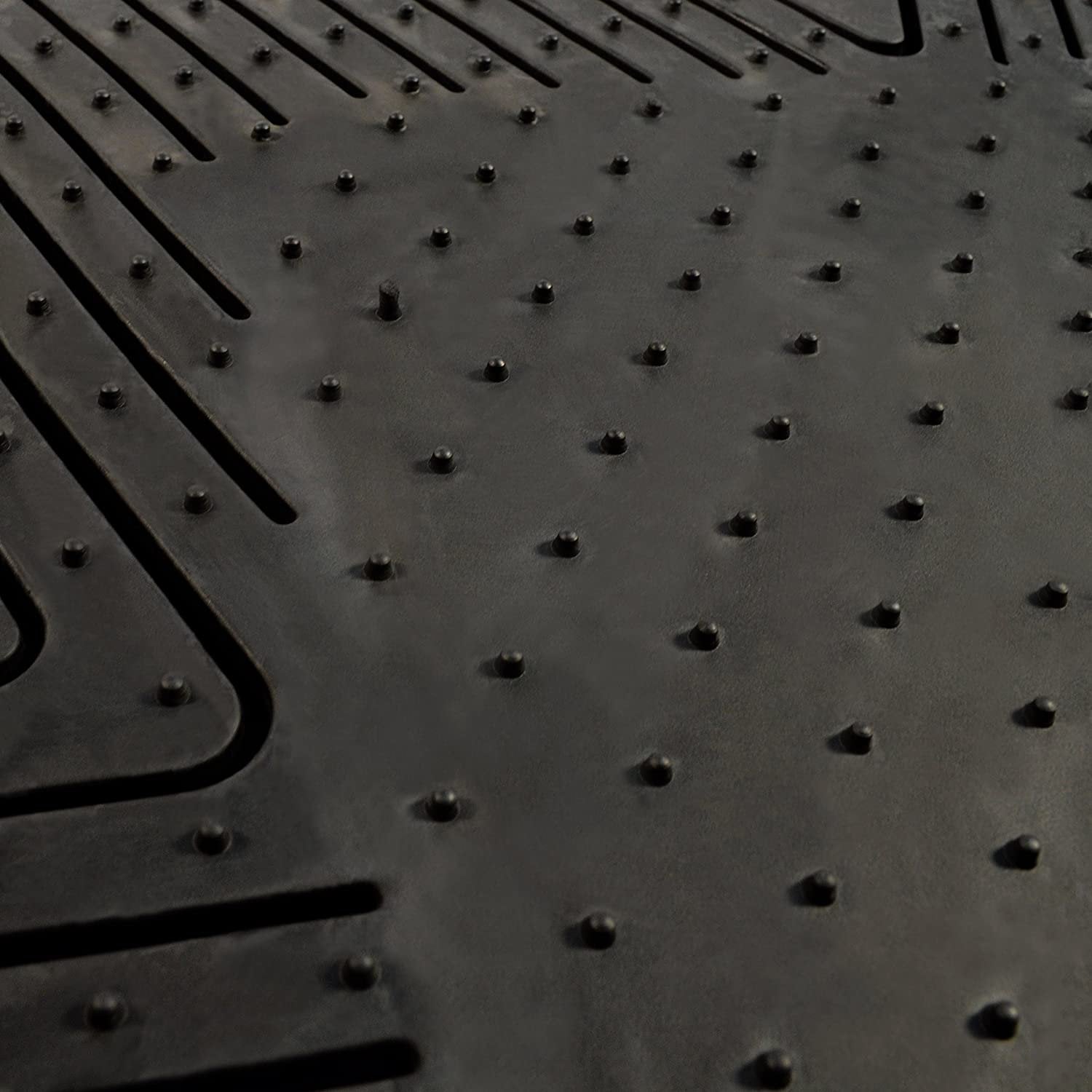 FANMATS 9422 Toronto Raptors 2-Piece Heavy Duty Vinyl Car Mat Set, Front Row Floor Mats, All Weather Protection, Universal Fit, Deep Resevoir Design