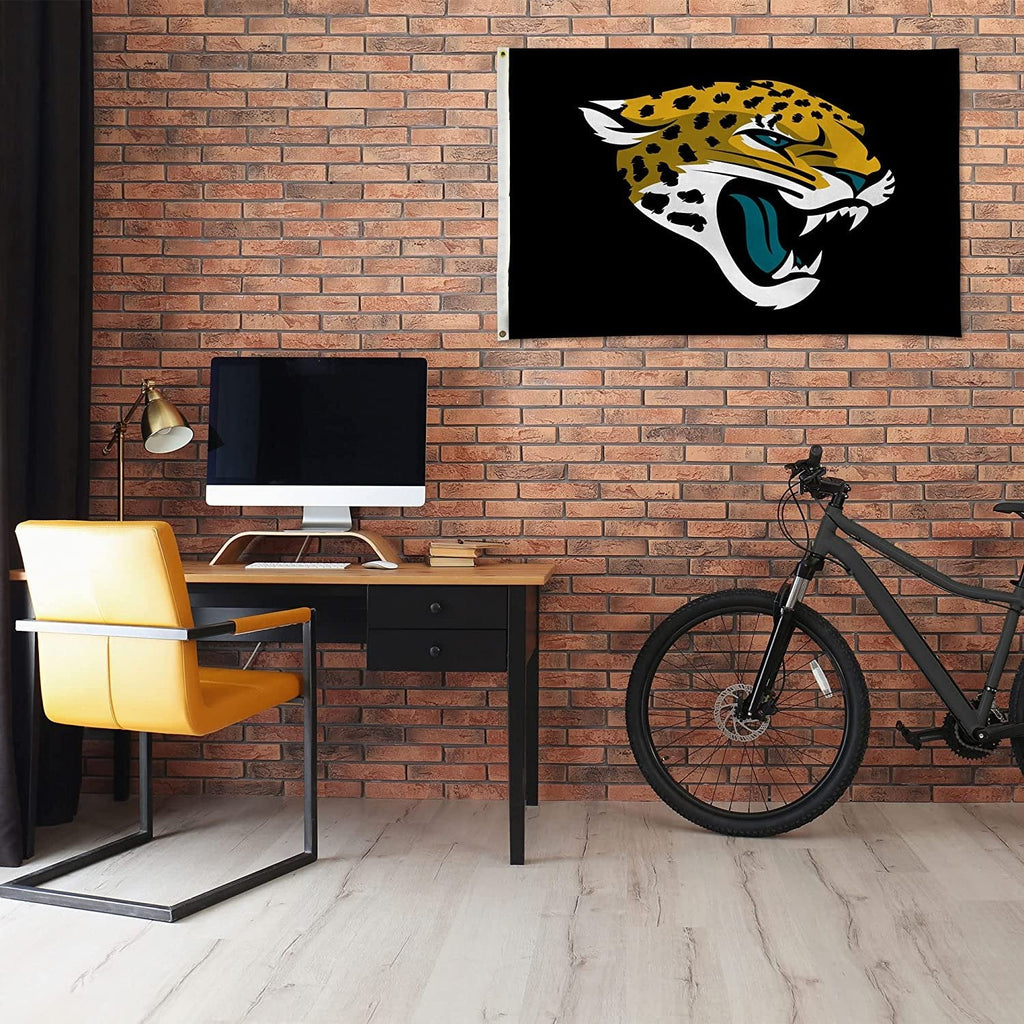 Jacksonville Jaguars Premium 3x5 Foot Flag Banner Metal Grommets Indoor Outdoor