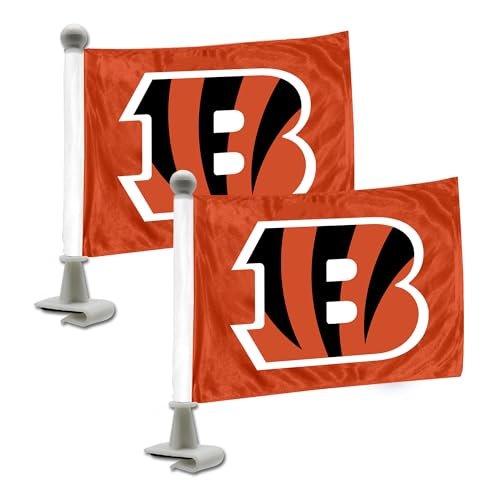FANMATS ProMark NFL Cincinnati Bengals Flag Set 2-Piece Ambassador Style, Team Color, One Size