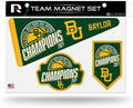 Rico Industries Baylor Bears 2020-2021 NCAA Basketball National Champions Magnet Set (3 Pack)