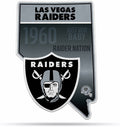 Las Vegas Raiders Pennant State Shape 18 Inch Soft Felt
