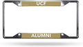 University of Central Florida UCF Knights Alumni Metal License Plate Frame Chrome Tag Cover, 12x6 Inch