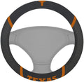 Texas Longhorns Steering Wheel Cover Premium Embroidered Black 15 Inch University of