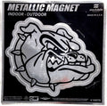 Gonzaga University Bulldogs  6 Inch Magnet Metallic Chrome Shimmer Design