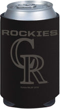 Colorado Rockies 2-Pack Tonal Black Design 12oz CAN Neoprene Beverage Insulator Holder Cooler Baseball