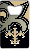 New Orleans Saints Heavy Duty Metal Bottle Opener Credit Card Size 2 x 3.25 Inch