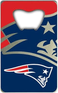New England Patriots Heavy Duty Metal Bottle Opener Credit Card Size 2 x 3.25 Inch