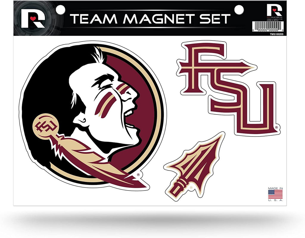 Florida State University Seminoles Multi Magnet Sheet Shape Cut 8x11 Inch