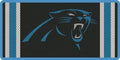 Carolina Panthers Premium Laser Cut Tag License Plate, Jersey Design, Mirrored Acrylic Inlaid, 6x12 Inch