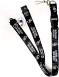 Colorado Rockies Blackout Design Premium Lanyard Keychain Double Sided Breakaway Safety Design Adult 18 Inch