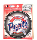 Stockton Ports 4" Round Vinyl Auto Home Bumper Emblem Baseball Minor League