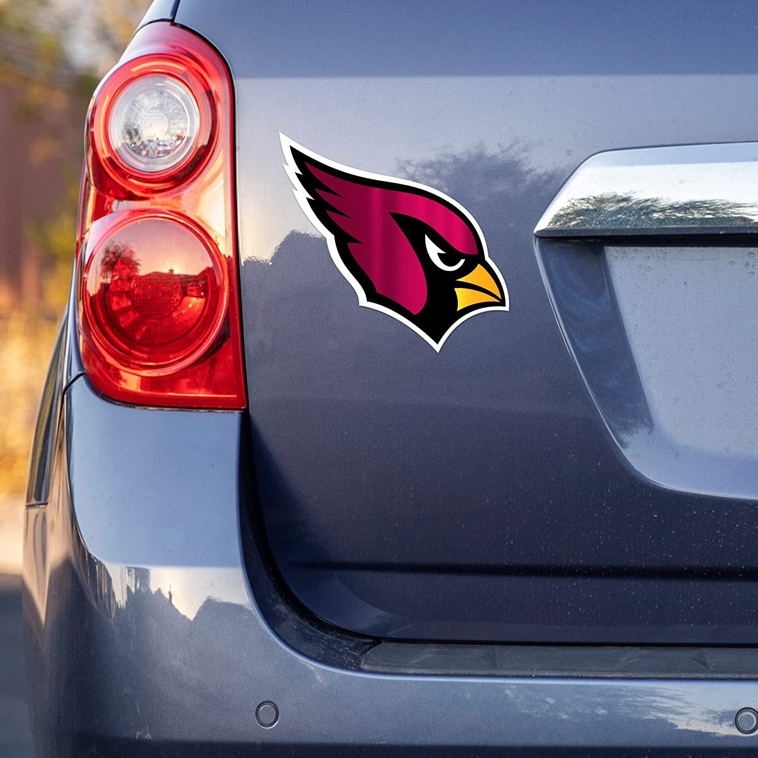 New England Patriots 5 Inch Die Cut Flat Vinyl Decal Sticker Chrome Metallic Shimmer Design Adhesive Backing