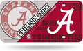 University of Alabama Crimson Tide Metal Tag License Plate Split Design Novelty 6x12 Inch