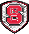 North Carolina State University Wolfpack High Intensity Reflector, Shield Shape, Raised Decal Sticker, 2.5x3.5 Inch, Home or Auto, Full Adhesive Backing