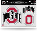 Ohio State University Buckeye Multi Magnet Sheet Shape Cut 8x11 Inch