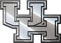 University of Houston Cougars Premium Solid Metal Raised Auto Emblem Shape Cut Adhesive Backing