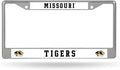 University of Missouri Tigers Premium Metal License Plate Frame Chrome Tag Cover, 12x6 Inch